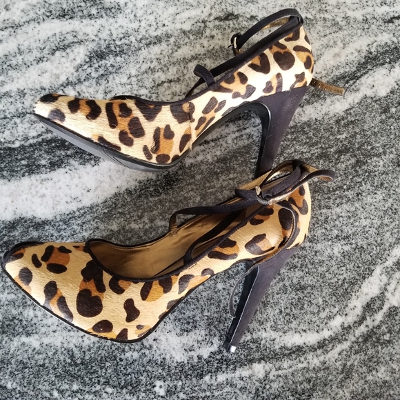 Nine West Leopard Print ❤ Oh La La❤ Sz 9.5M - Picture 3 of 7